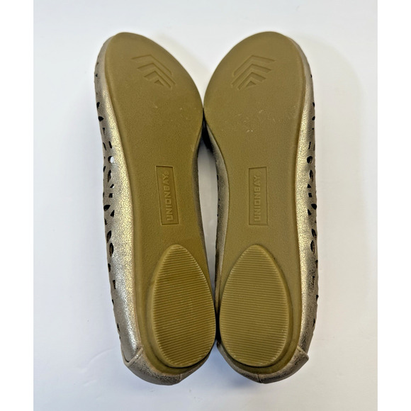 Unionbay Tanya Ballet Flat Women's Size 9 Gold Comfort Slip On Casual New in Box - Picture 6 of 11
